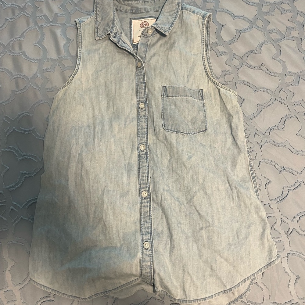 womens denim top size medium